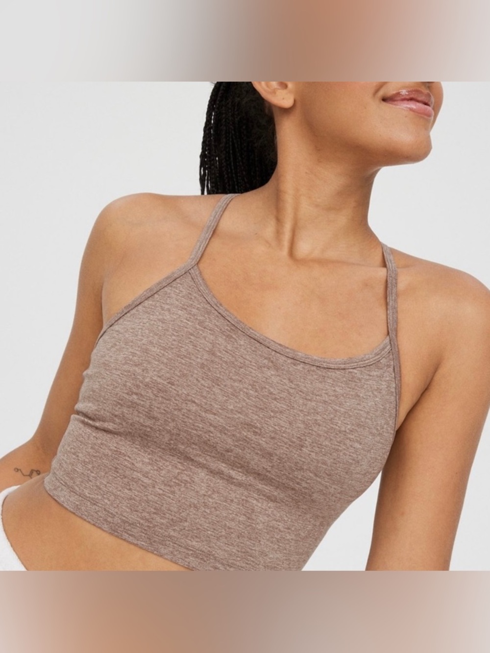 Aerie The Hugger Longline Racerback Sports Bra - BRAND NEW! (Size: L) - Picture 3 of 12